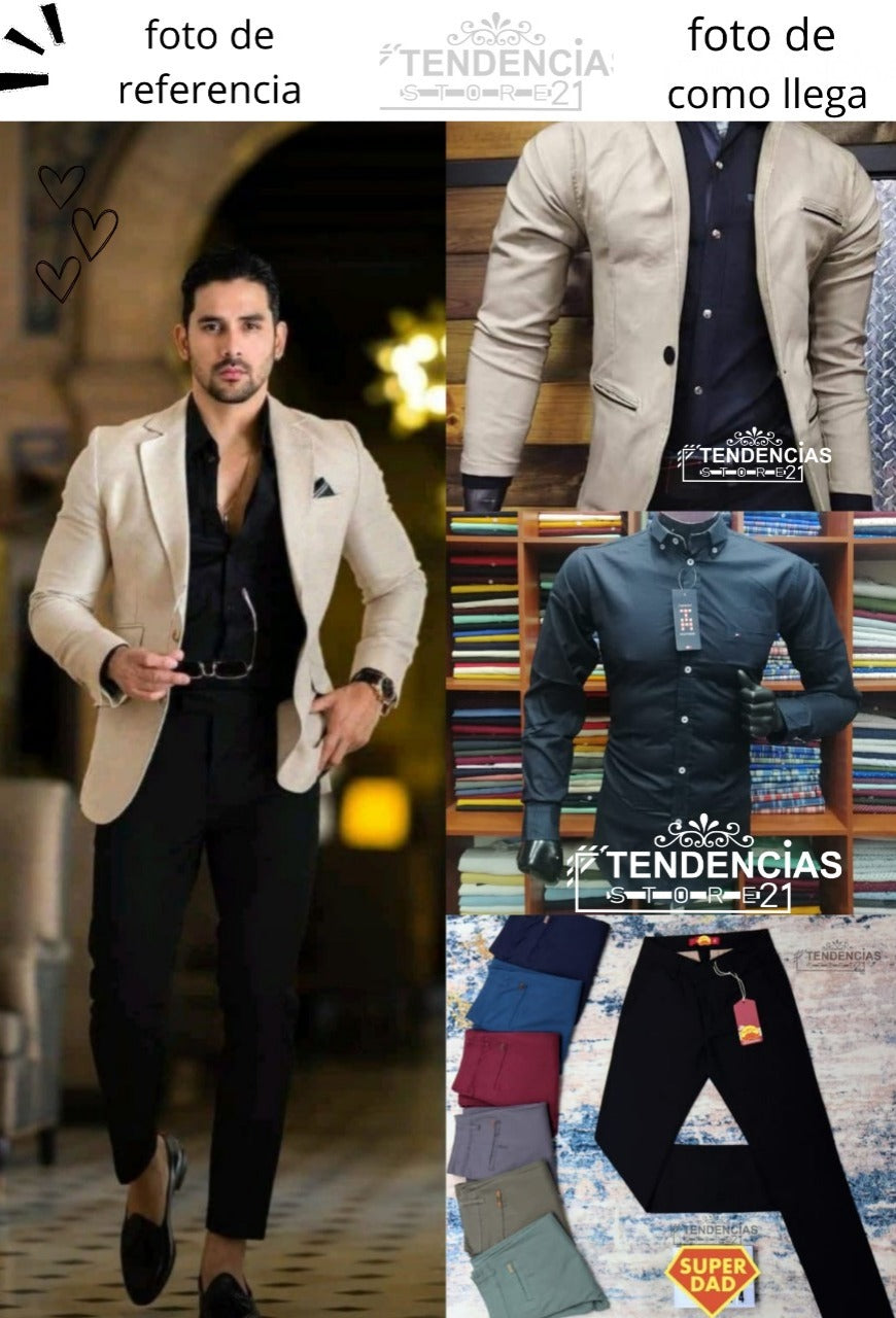 CONJUNTO DE HOMBRE 4 PIEZAS