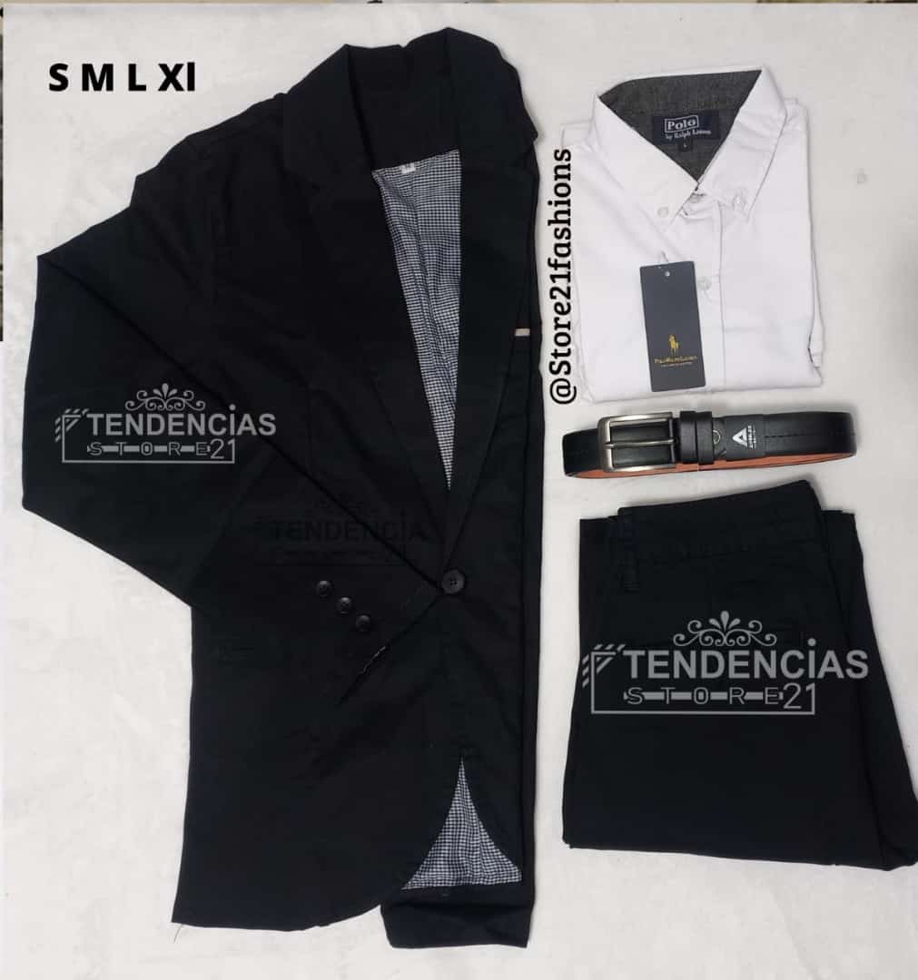 CONJUNTO DE HOMBRE 4 PIEZAS