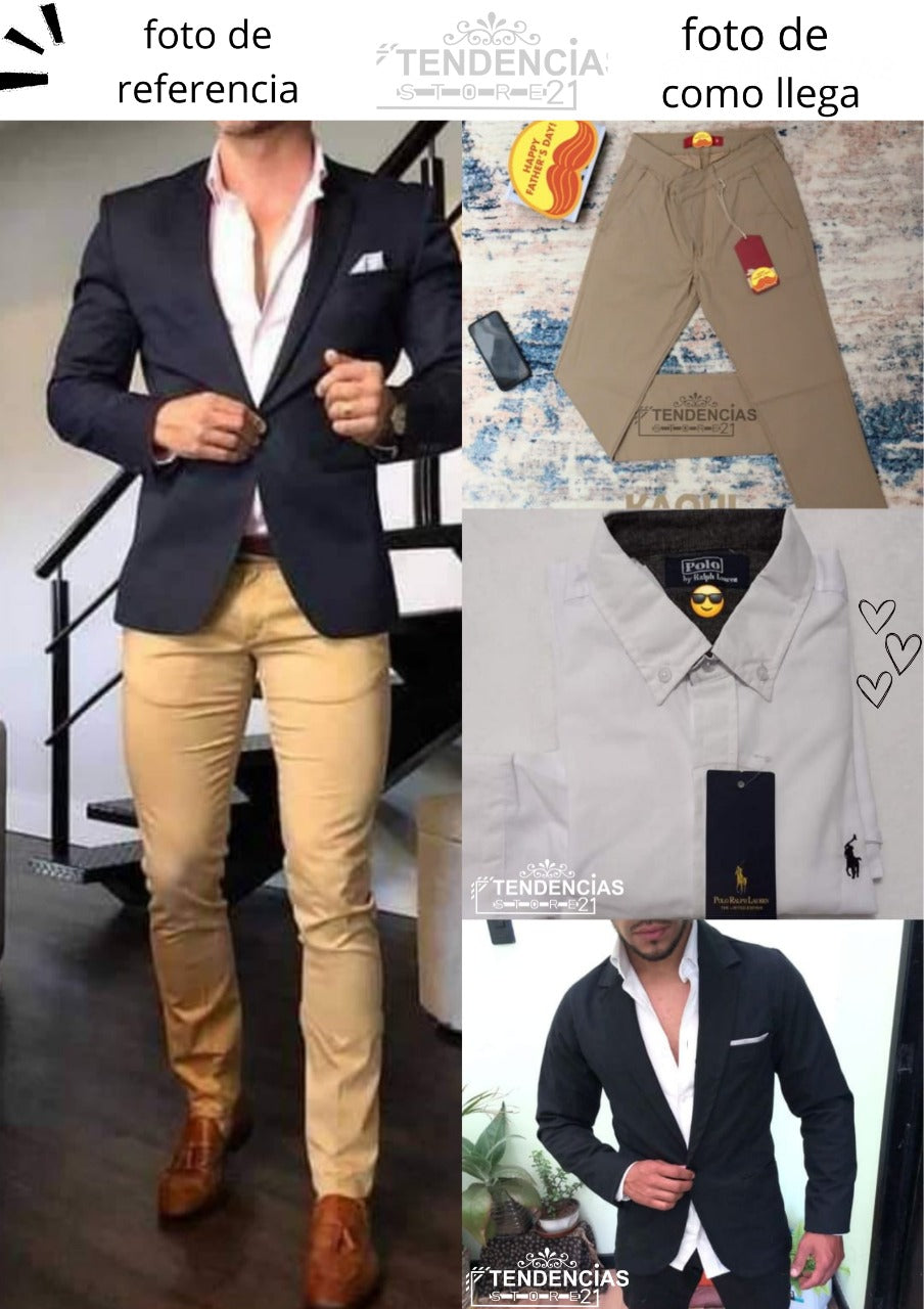 CONJUNTO DE HOMBRE 4 PIEZAS