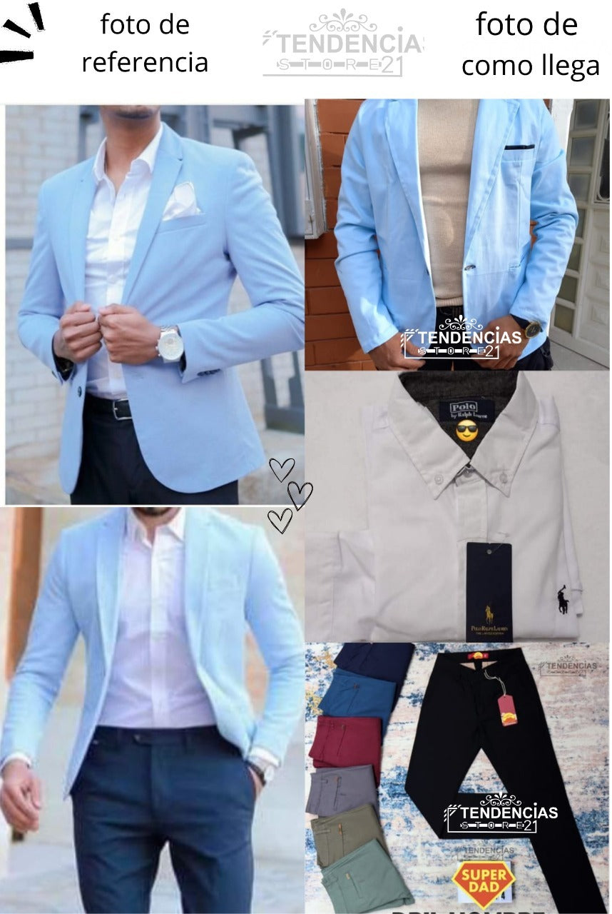 CONJUNTO DE HOMBRE 4 PIEZAS